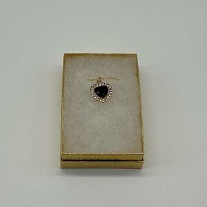 *NEW* Elegant Black Heart Pendant Necklace